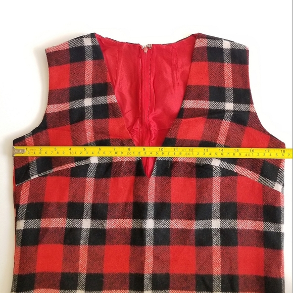 Vintage 60's plaid dress - Picture 7 of 7